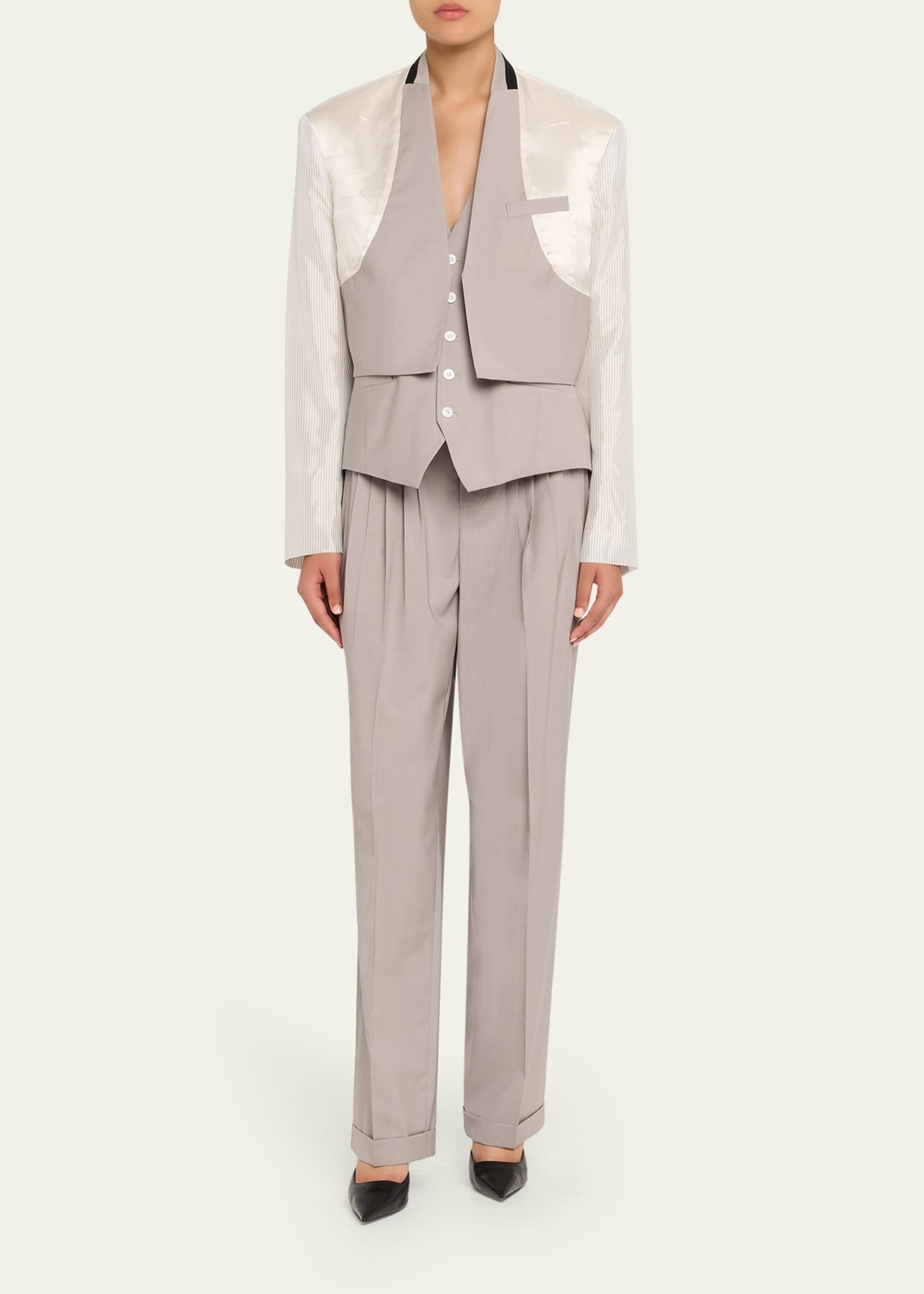 Jade Pleated Pants - 2