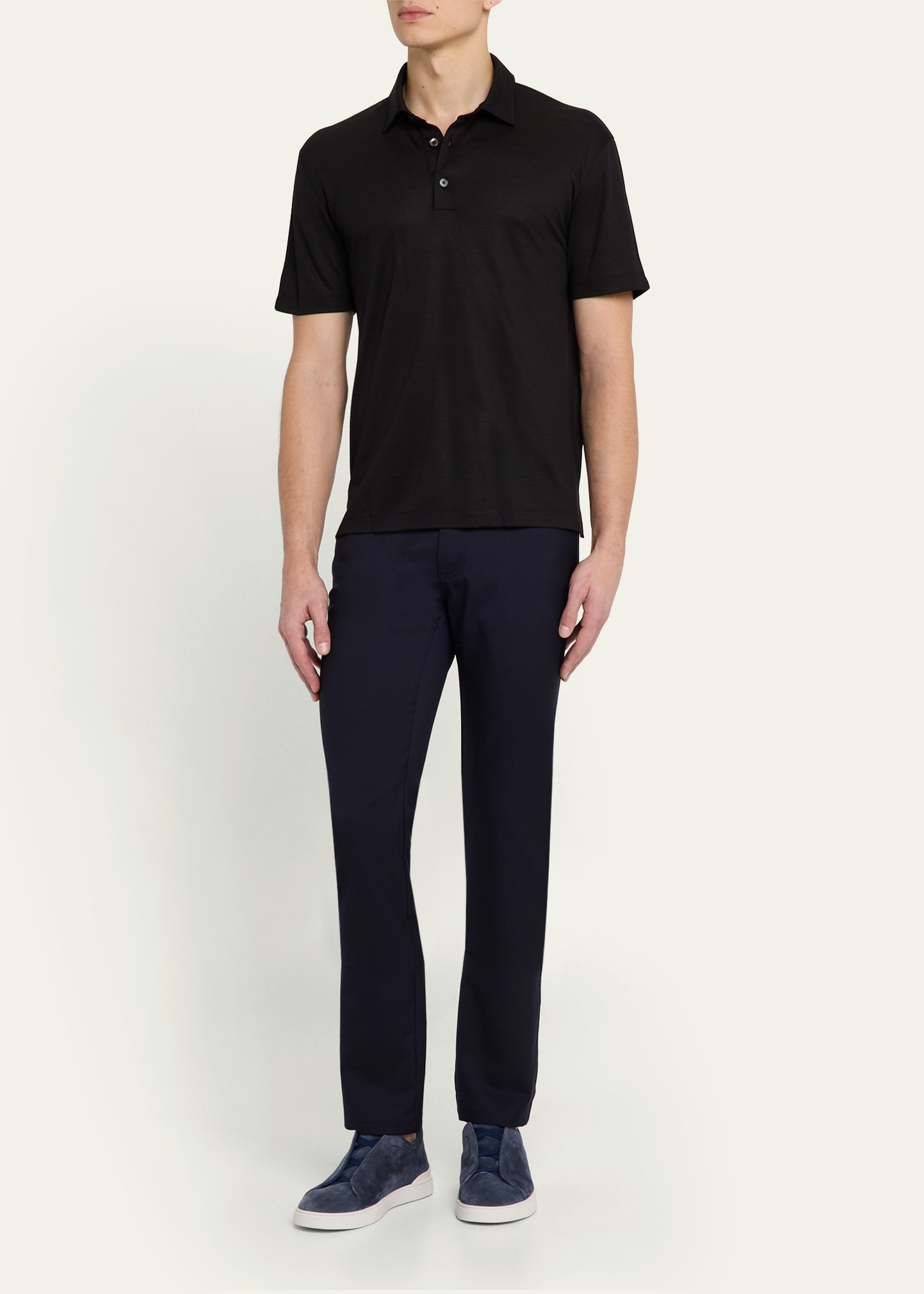 Men's High-Performance Wool Polo Shirt - 2