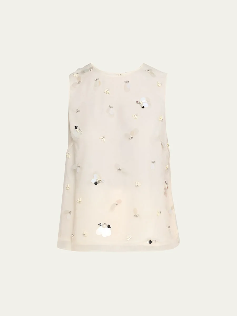 Celia Sequined Sleeveless Top - 1