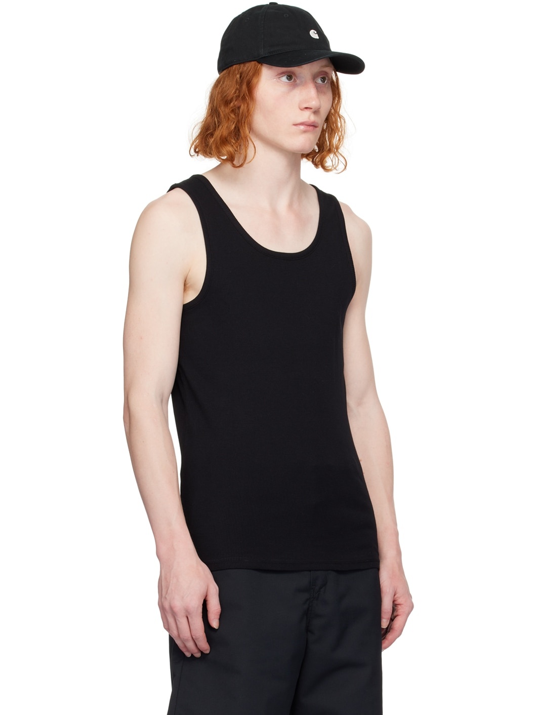Two-Pack Black 'A' Tank Tops - 2