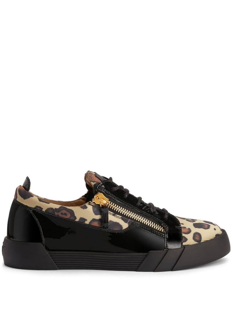 Frankie leopard-print sneakers 1
