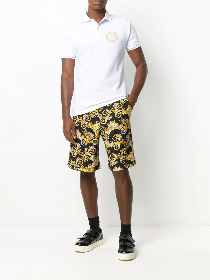 VERSACE JEANS COUTURE baroque track shorts outlook