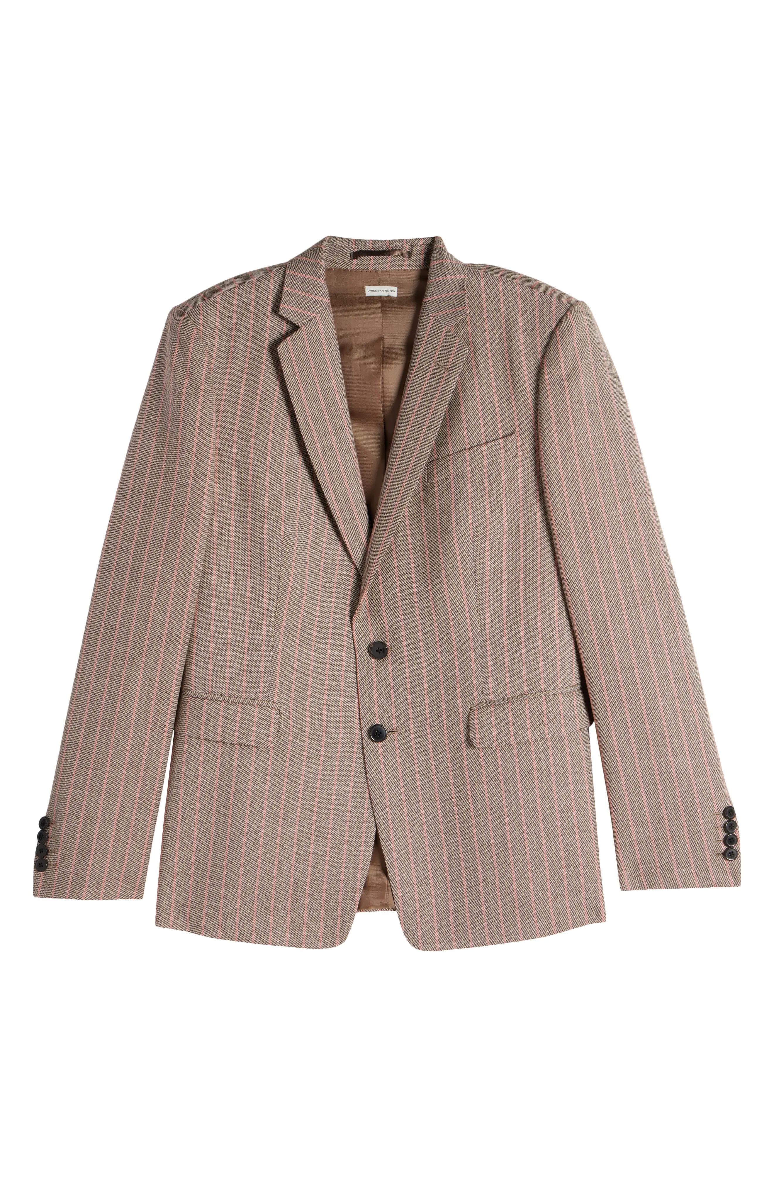 Kayne Stripe Wool Suit - 6