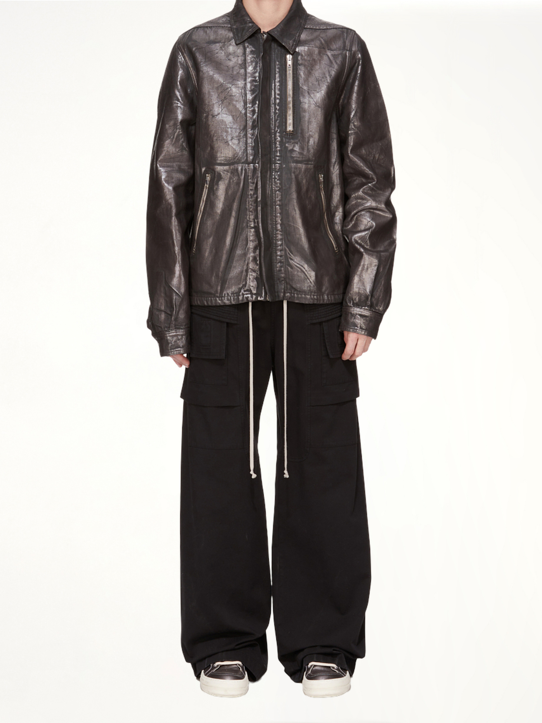 Creatch Wide Cargo Drawstring in Black - 5