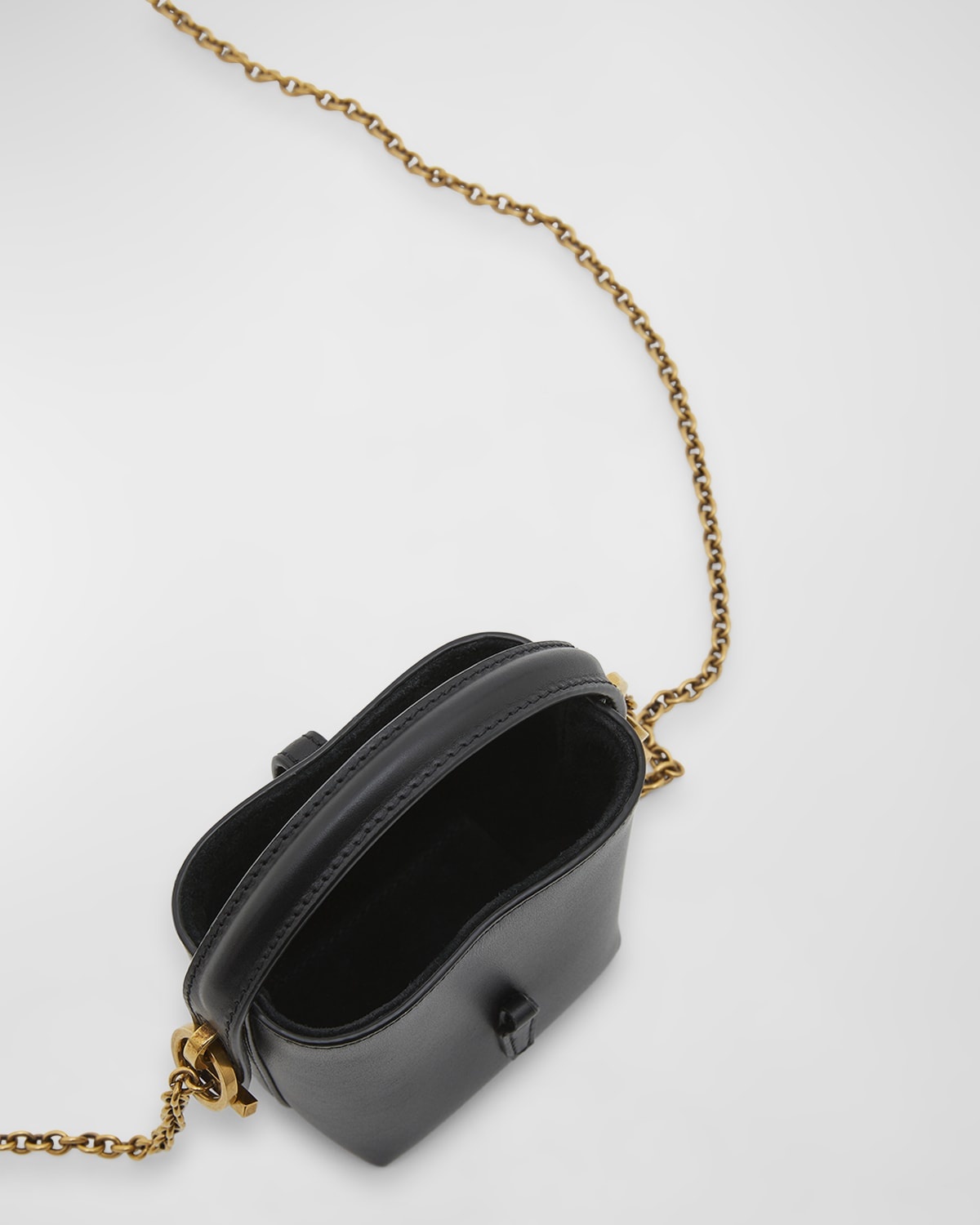 Le 37 Micro YSL Leather Bucket Bag - 4