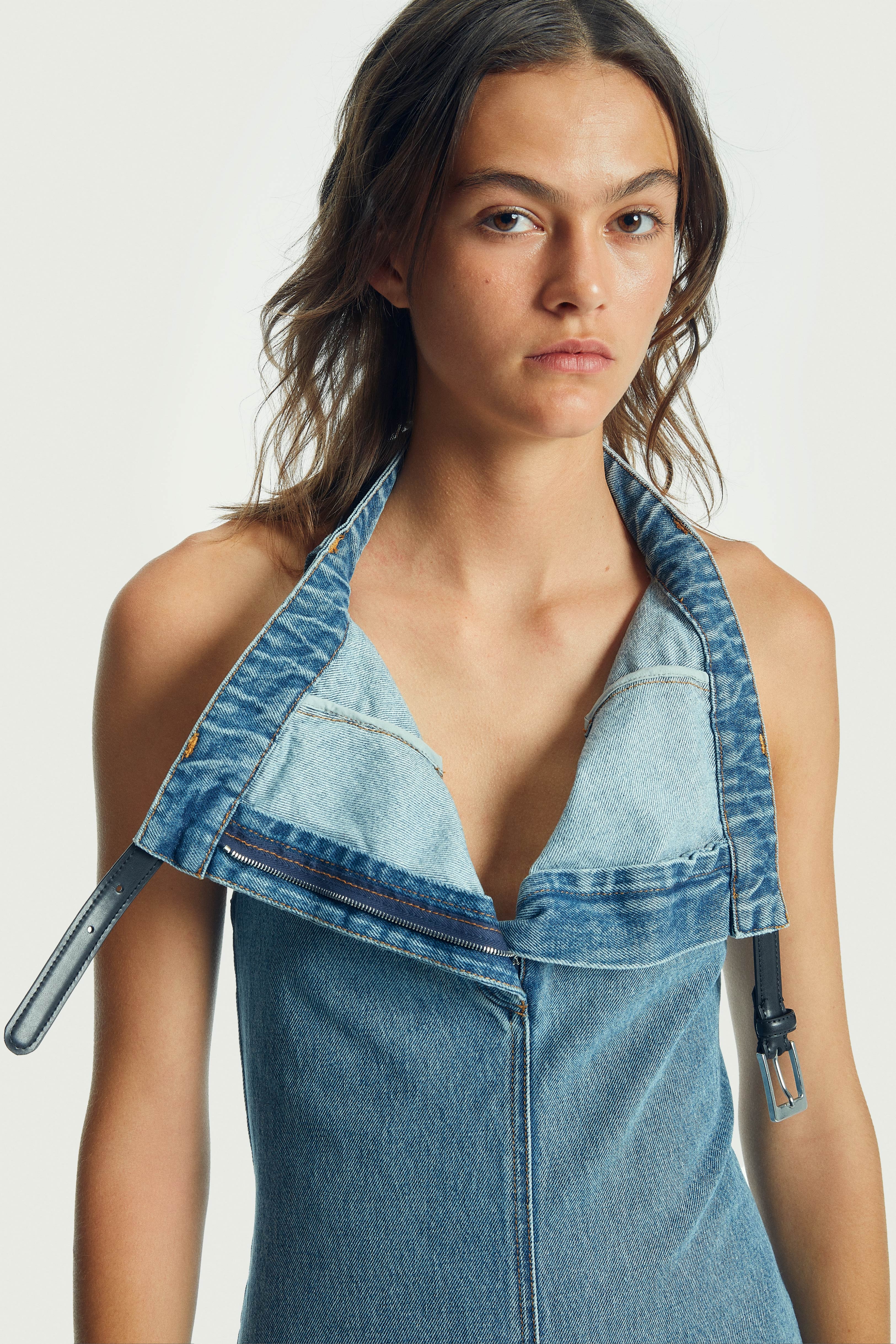 COPERNI 'Belt Halter Neck' dress | julianfashion | REVERSIBLE