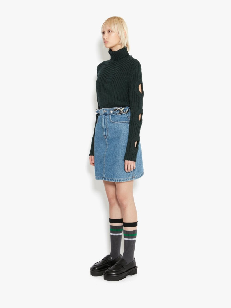 CUT OUT SLEEVE TURTLENECK JUMPER 3