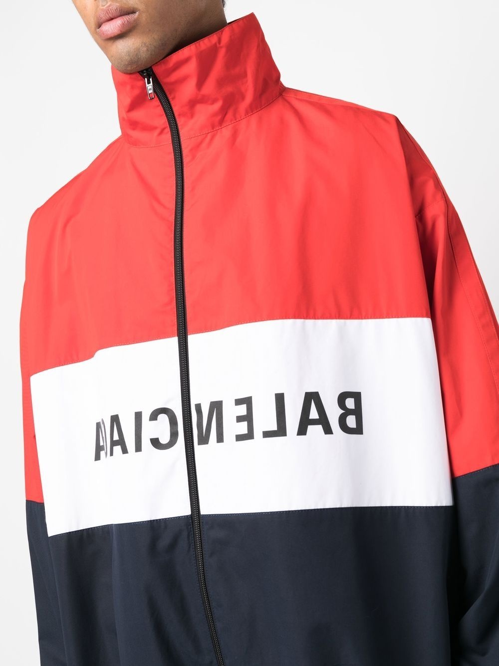 logo-print zip-up jacket - 5