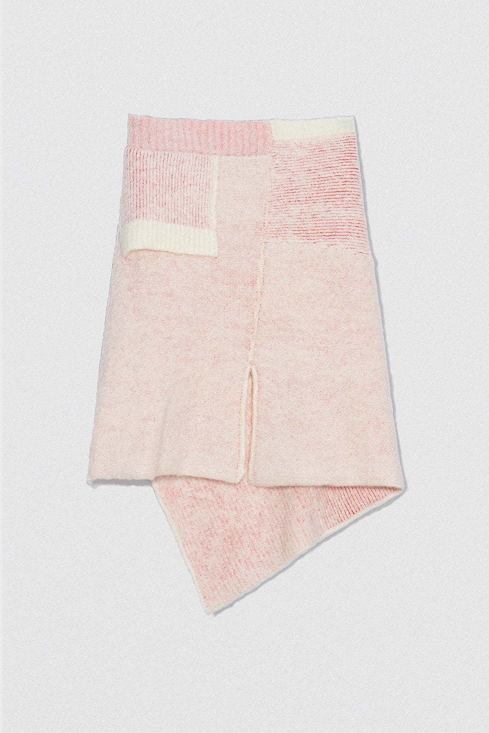 REX PANELLED SKIRT PARCHMENT BOUCLE - 3