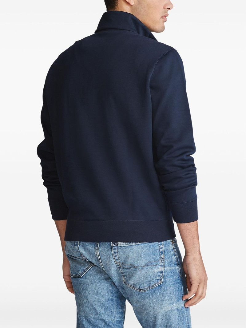 quarter-zip embroidered sweatshirt 4