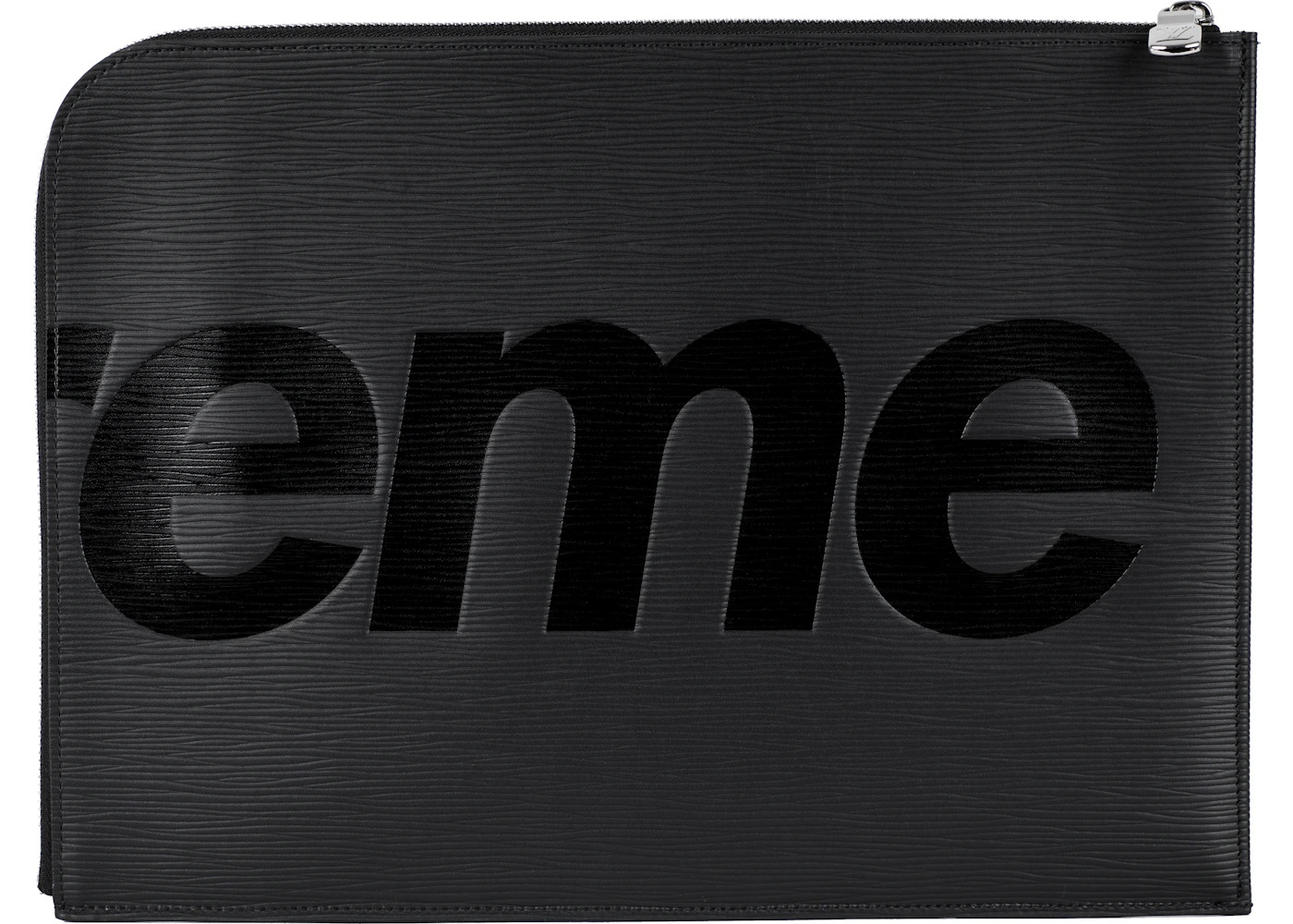 Louis Vuitton x Supreme Pochette Jour Epi GM Black - 2