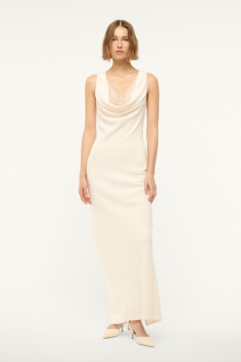 STAUD STAUD GIA DRESS IVORY outlook