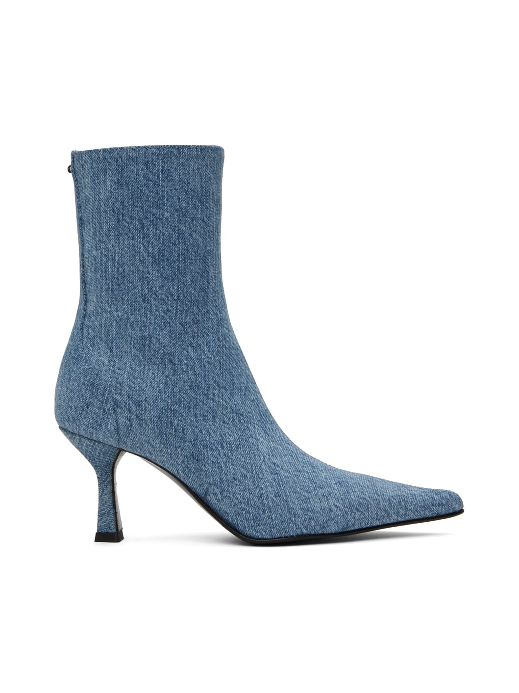 Blue Slim Denim Boots - 1