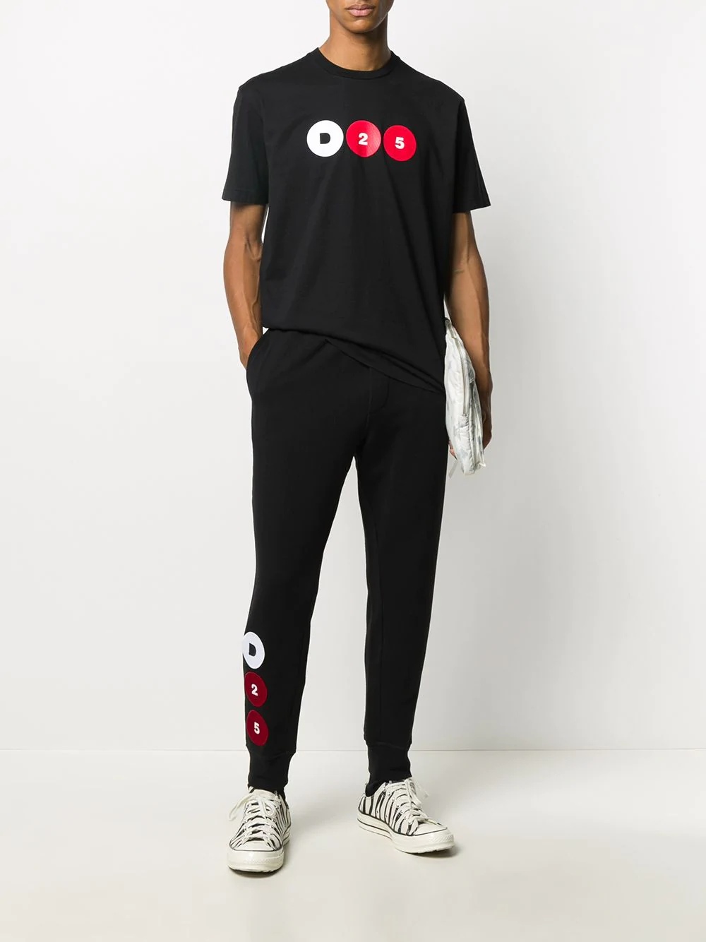 D25 patch track pants - 2