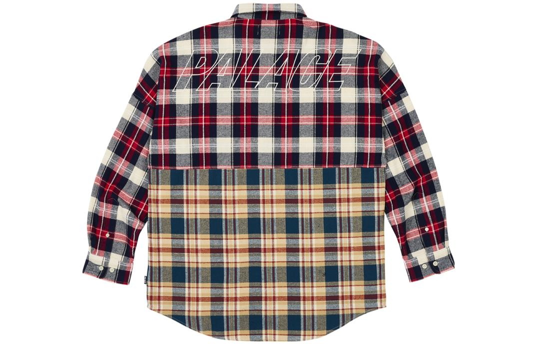Palace Checkmate Drop Shoulder Shirt 'Red' PLC-FW23-016 - 2