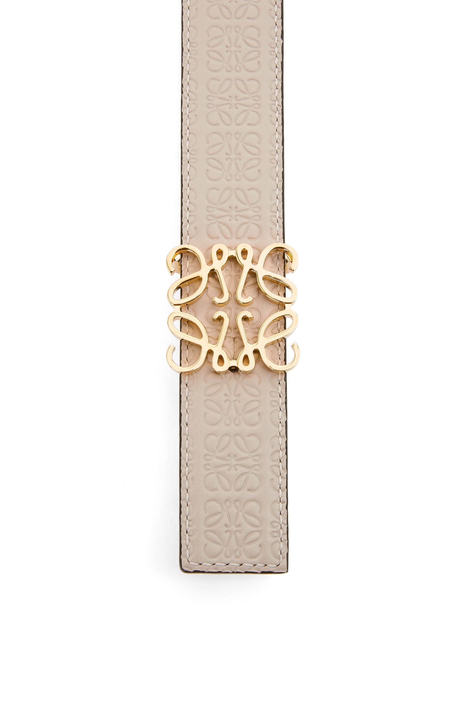 Reversible Repeat belt in silk calfskin - 2