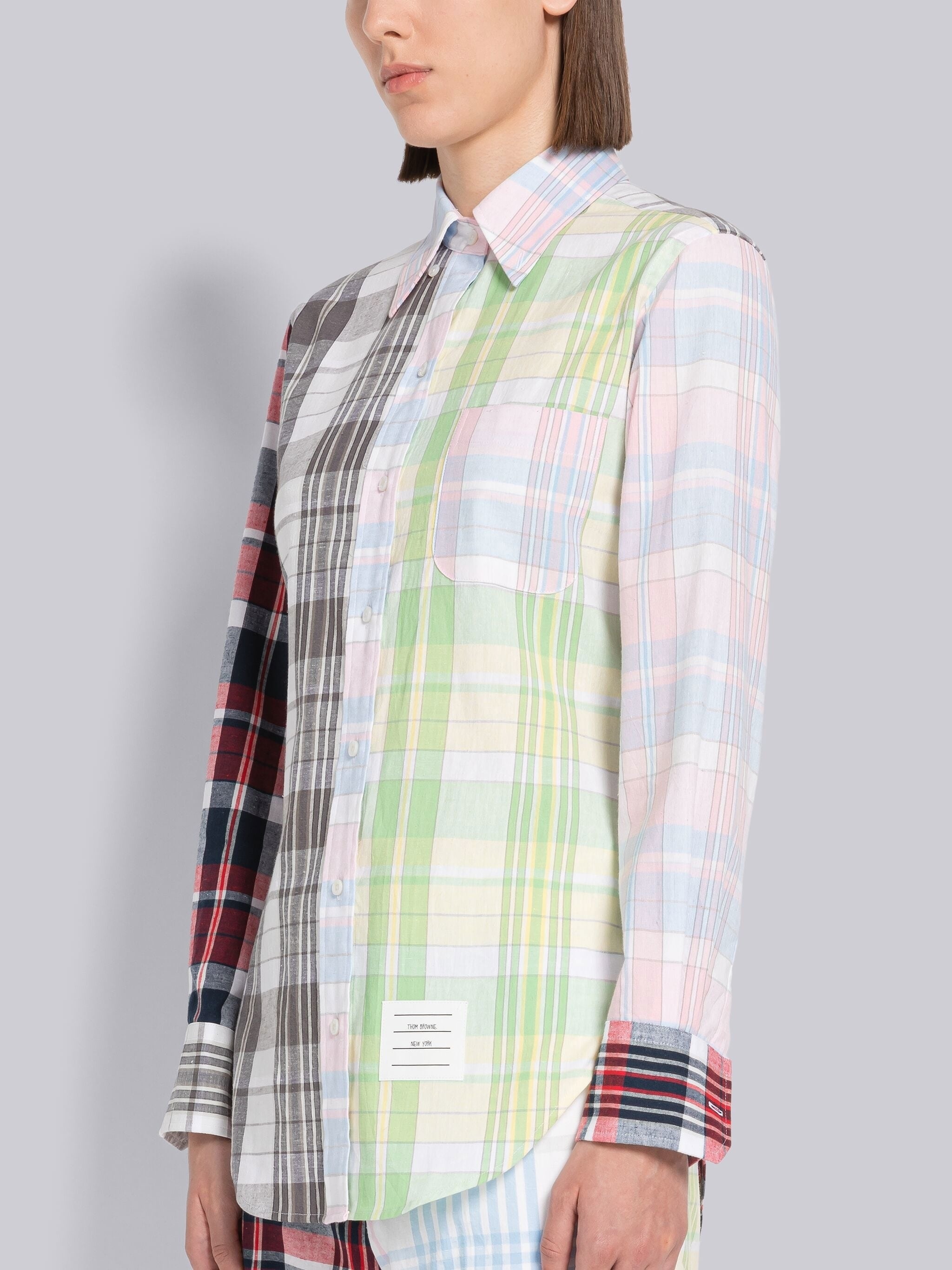 Fun-Mix Madras Point Collar Shirt - 2