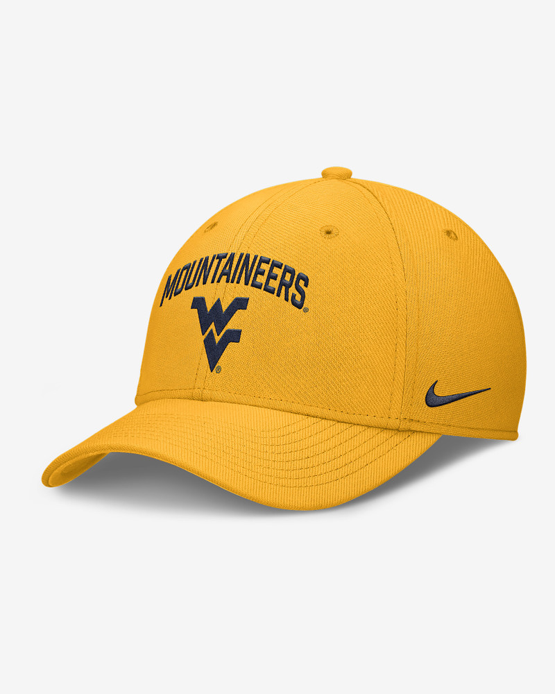 West Virginia On-Field Rise Swoosh Men's Nike Dri-FIT College Hat 1