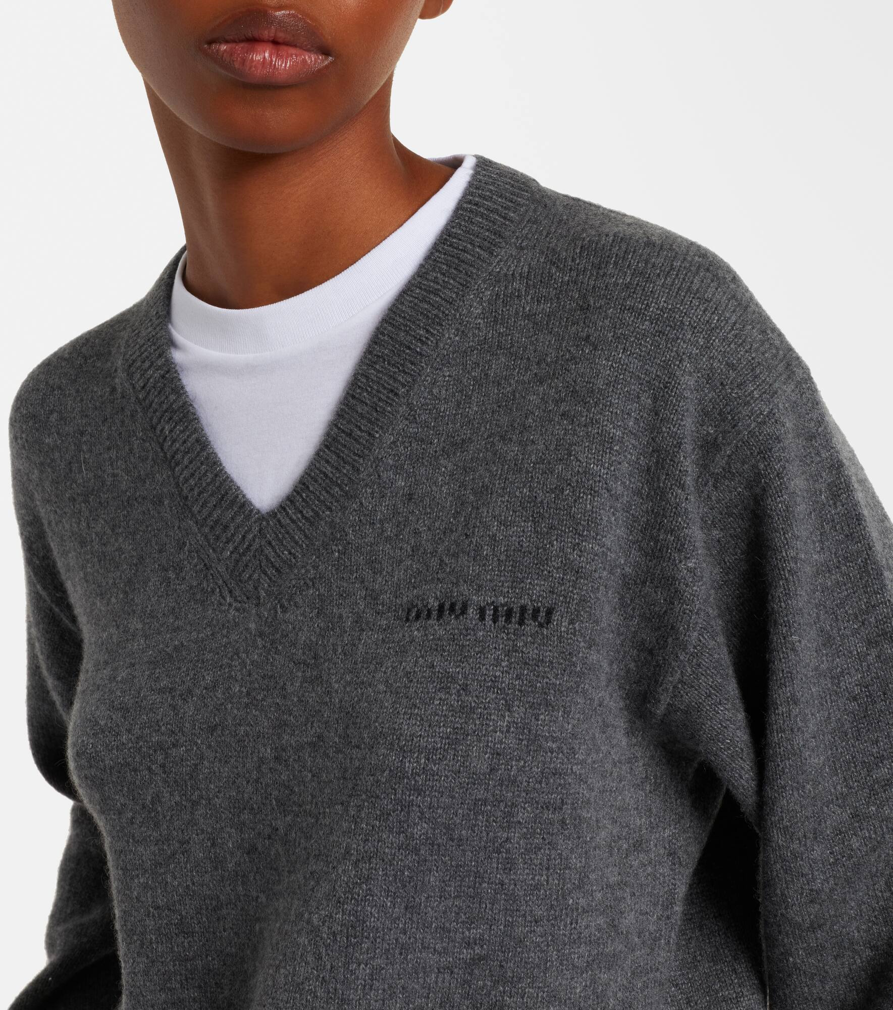 Layered cashmere sweater - 4