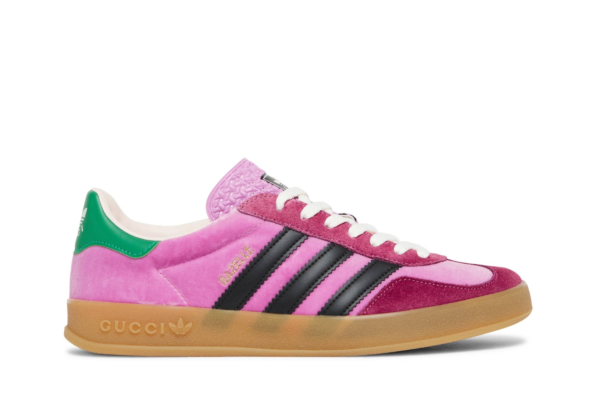 Gucci x Gazelle 'Pink Velvet' - 1