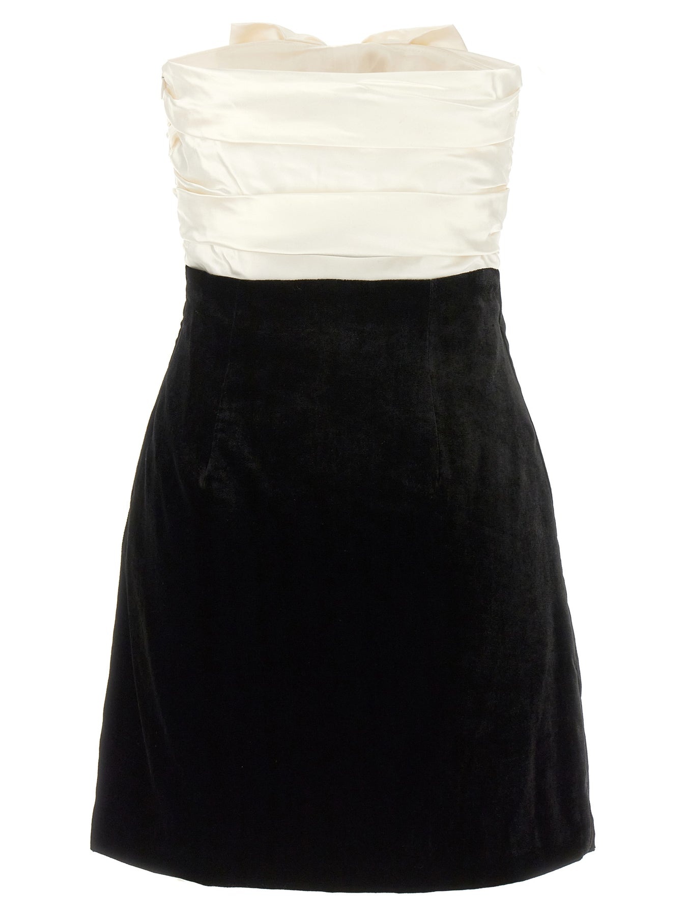 ワンピース ALESSANDRA RICH FW24 Bow short dress (FABX3894F2603 0900) Alessandra Rich Bow Short Dress Dresses White/Black