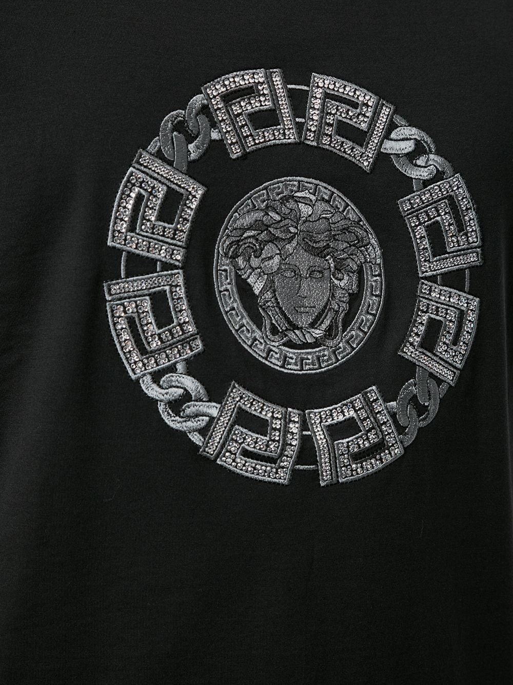 Medusa embroidered T-shirt - 5