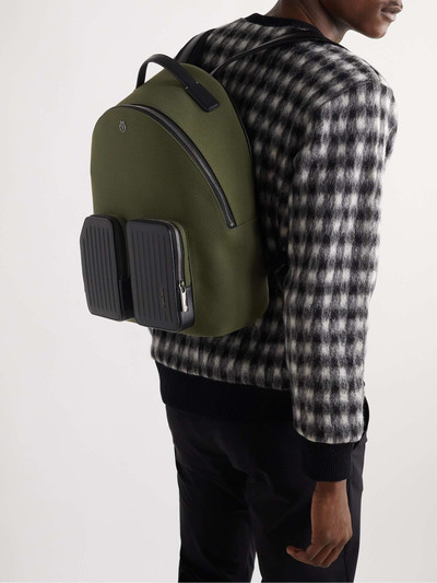 RIMOWA Leather-Trimmed Canvas Backpack outlook