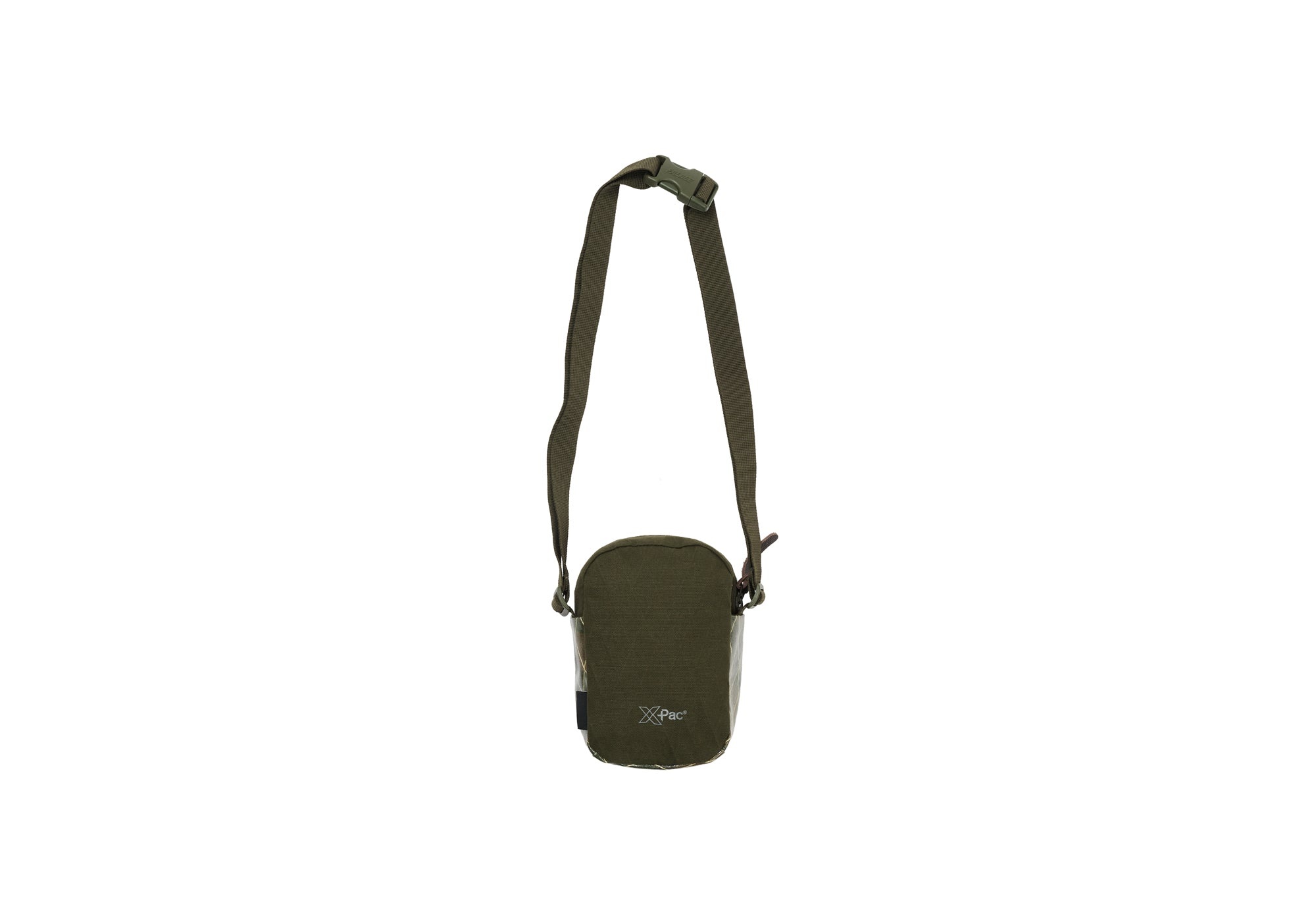 PALACE X-PAC COTTON CANVAS SHOT BAG OLIVE - 2