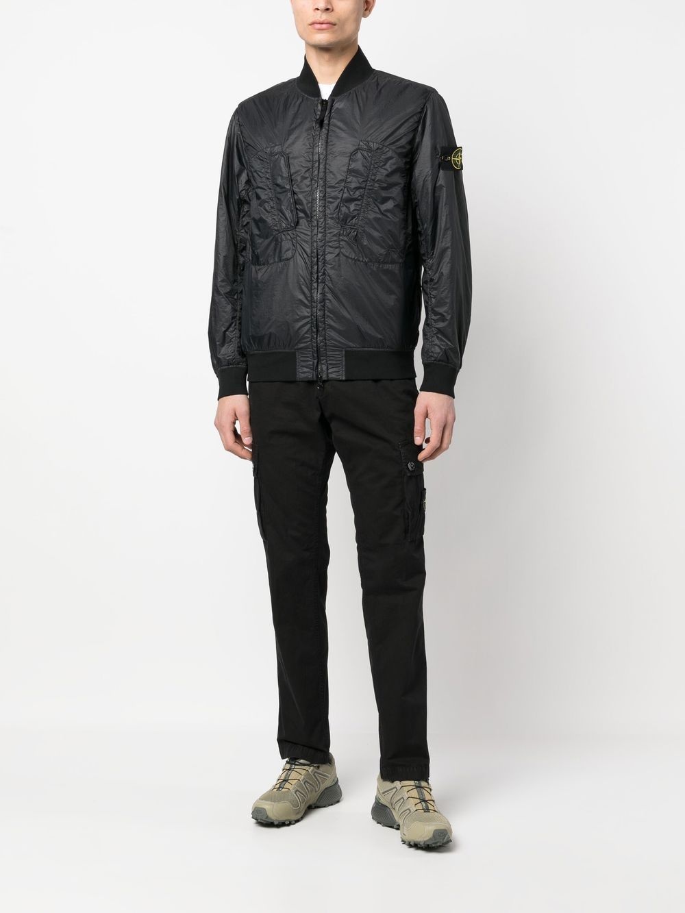 side cargo-pocket detail trousers - 2
