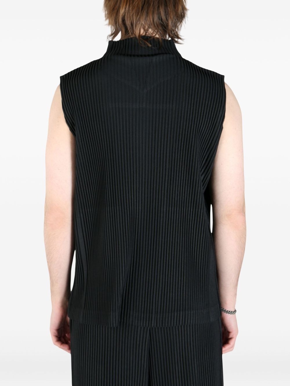 pleated vest - 5
