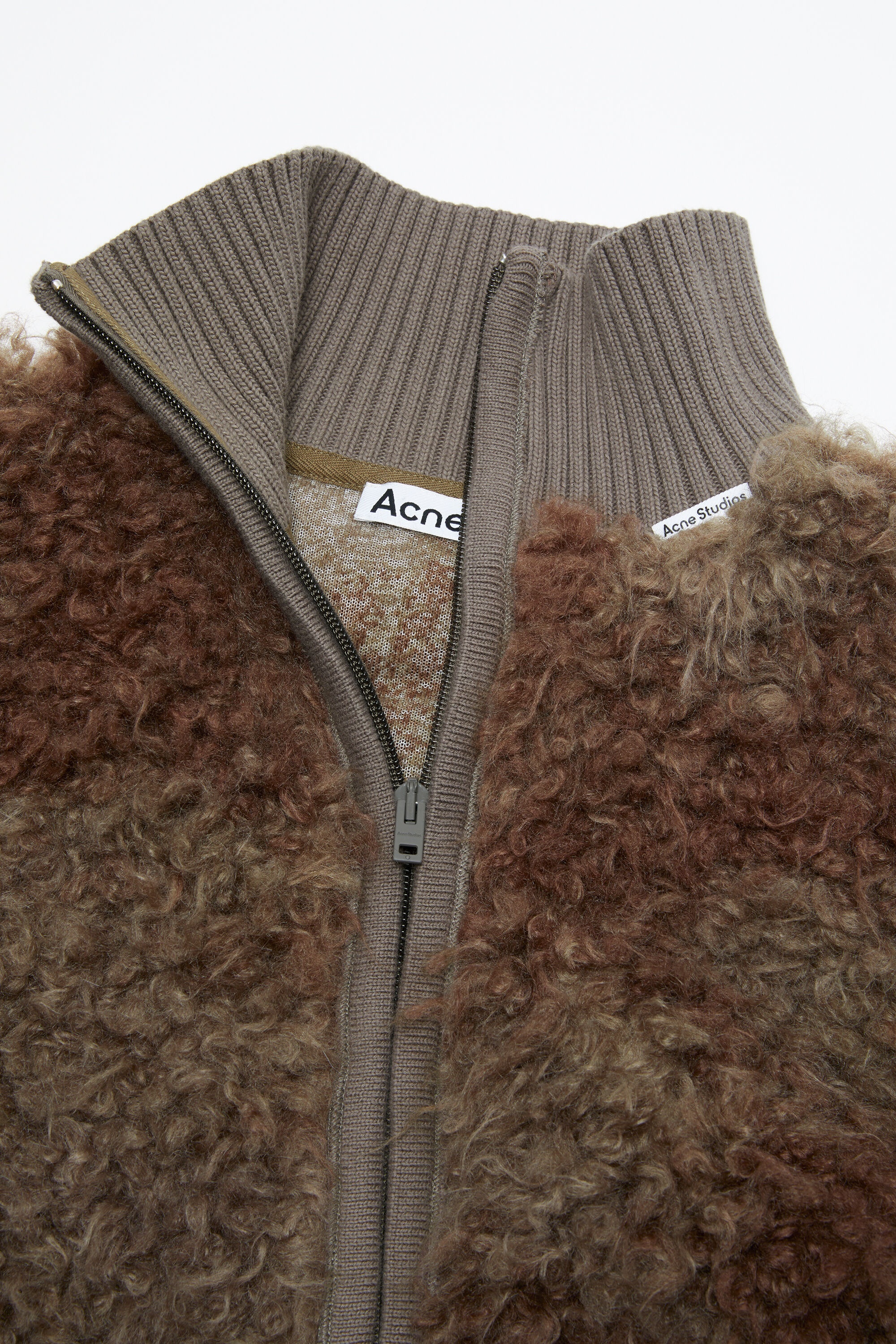 Furry jacket - Mud Brown - 7