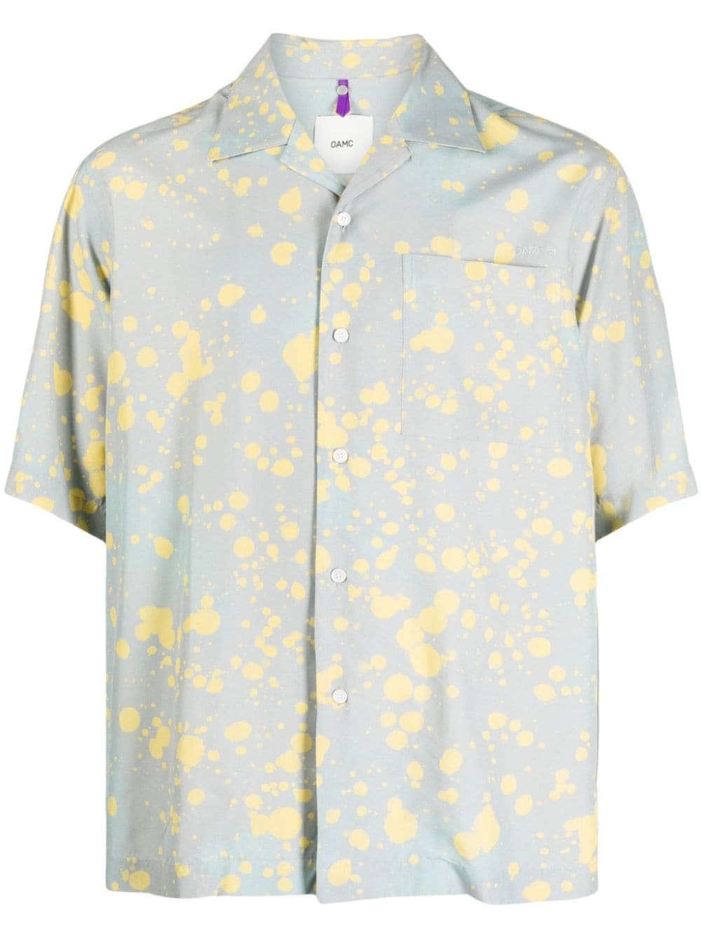 bleached short-sleeve shirt - 1