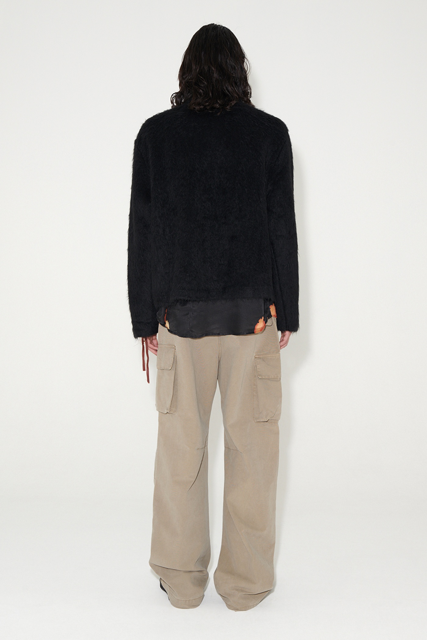 Our Legacy Shrunken Fullzip Polo Black Alpaca | REVERSIBLE