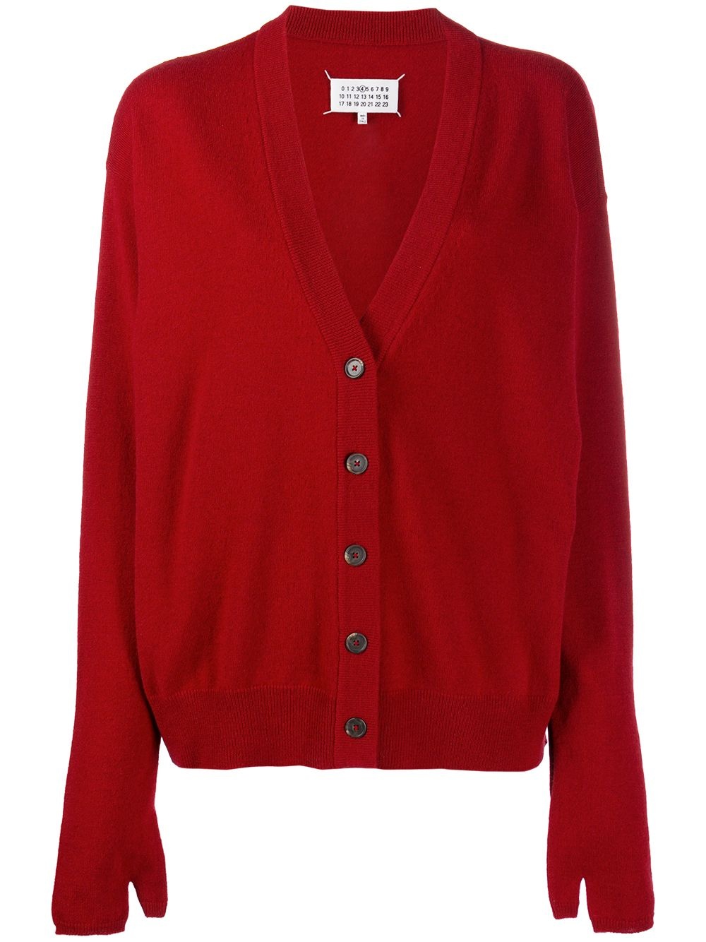 slouchy button-up cardigan - 1