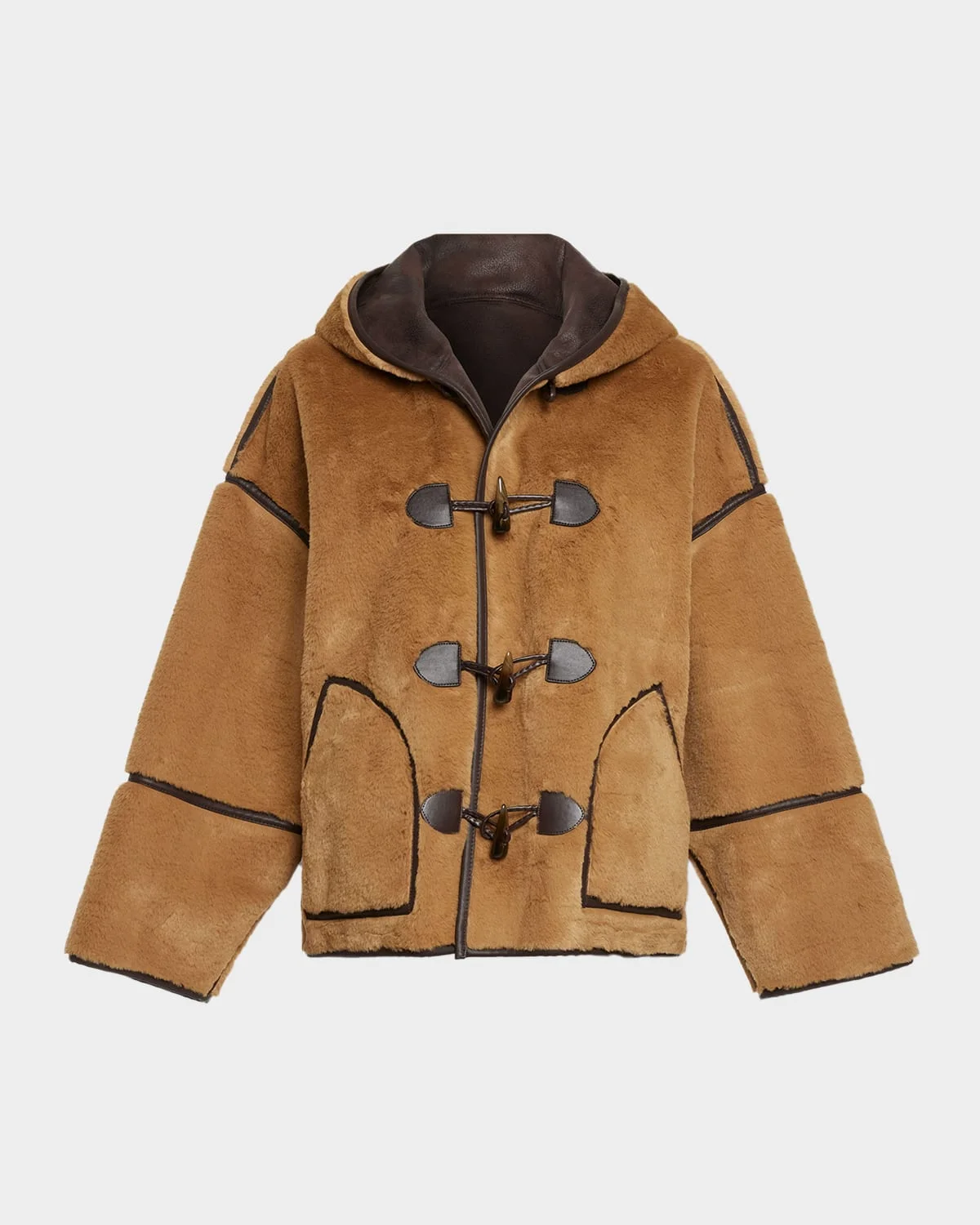 Lucy Hooded Faux Fur Jacket - 1