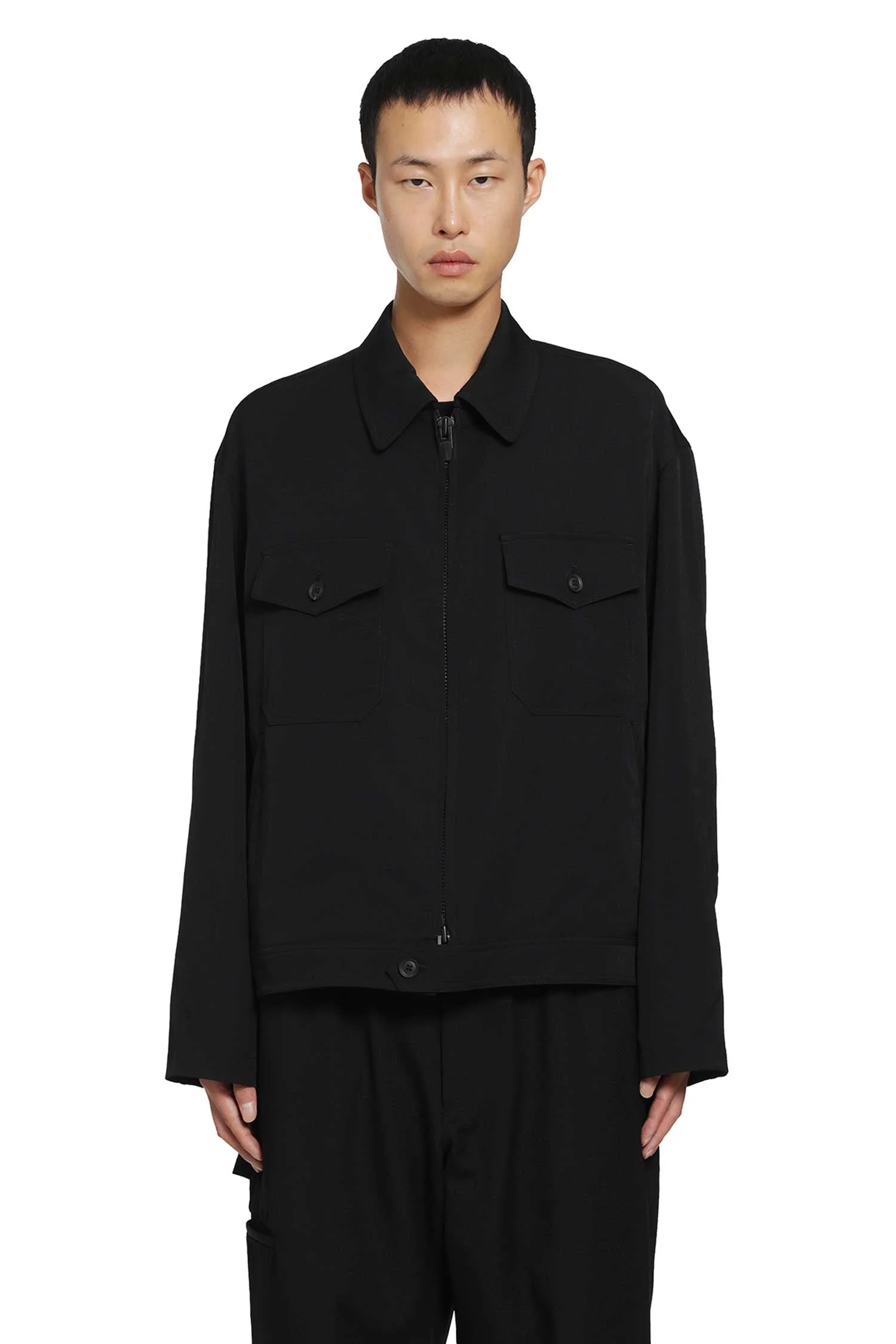 Wool Gabardine Blouson - 1