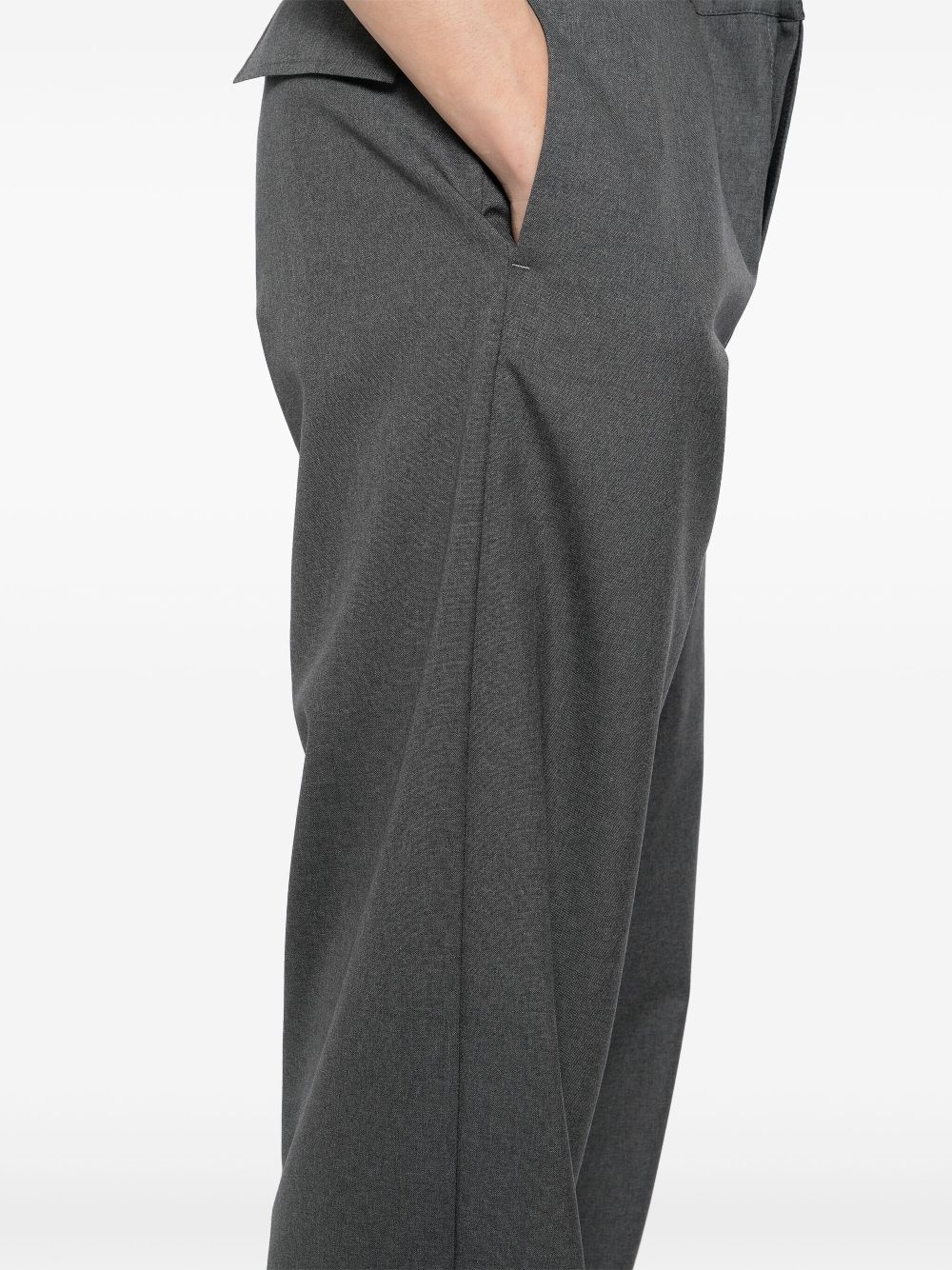 cargo straight-leg trousers - 5