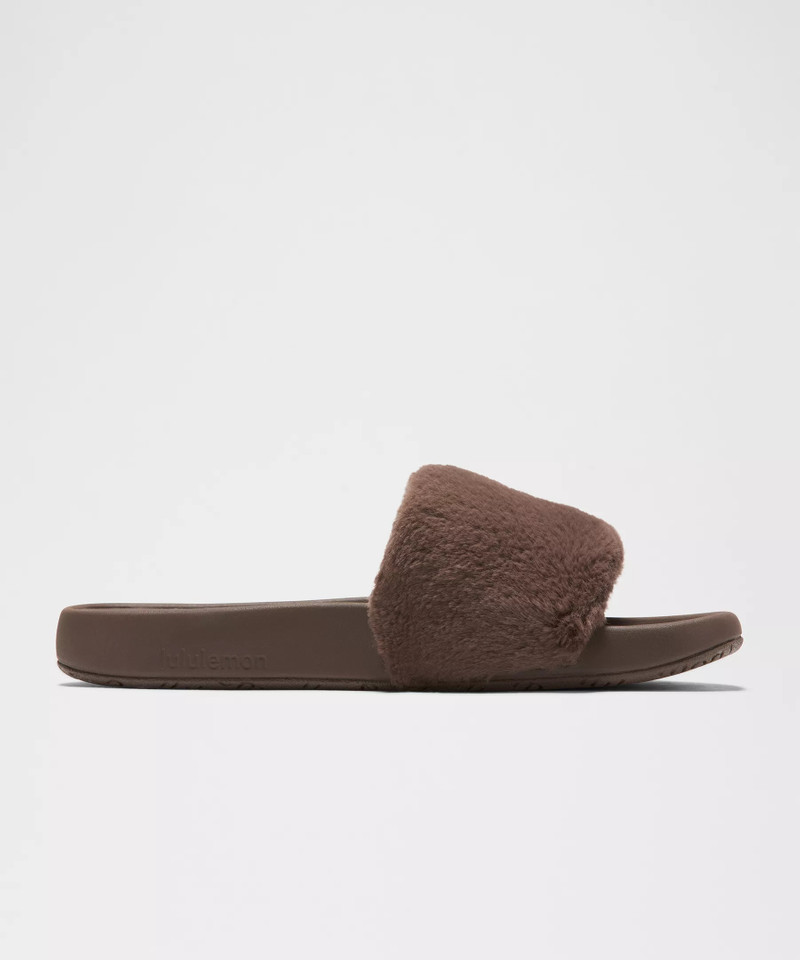 Women's Restfeel Faux Fur Slide 4