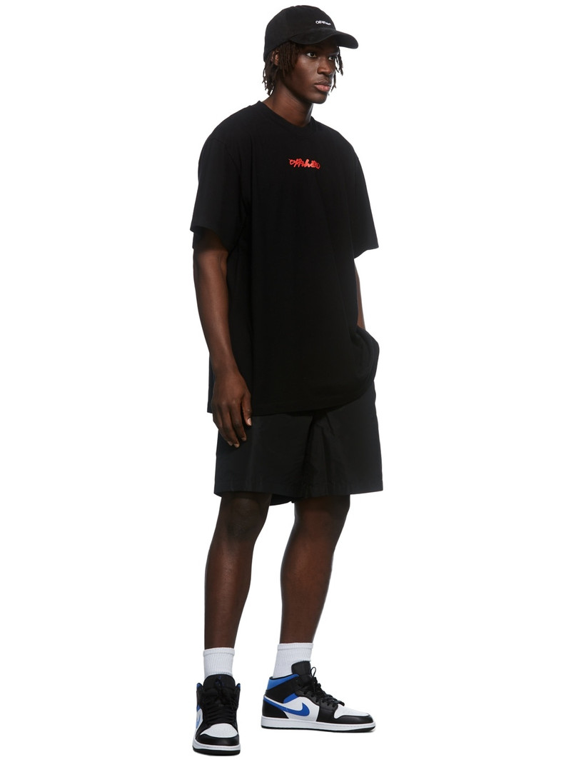 Off-White Black Arrow On Canvas T-Shirt outlook