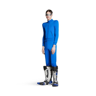 BALENCIAGA Low-waist Fitted Pants in Blue outlook