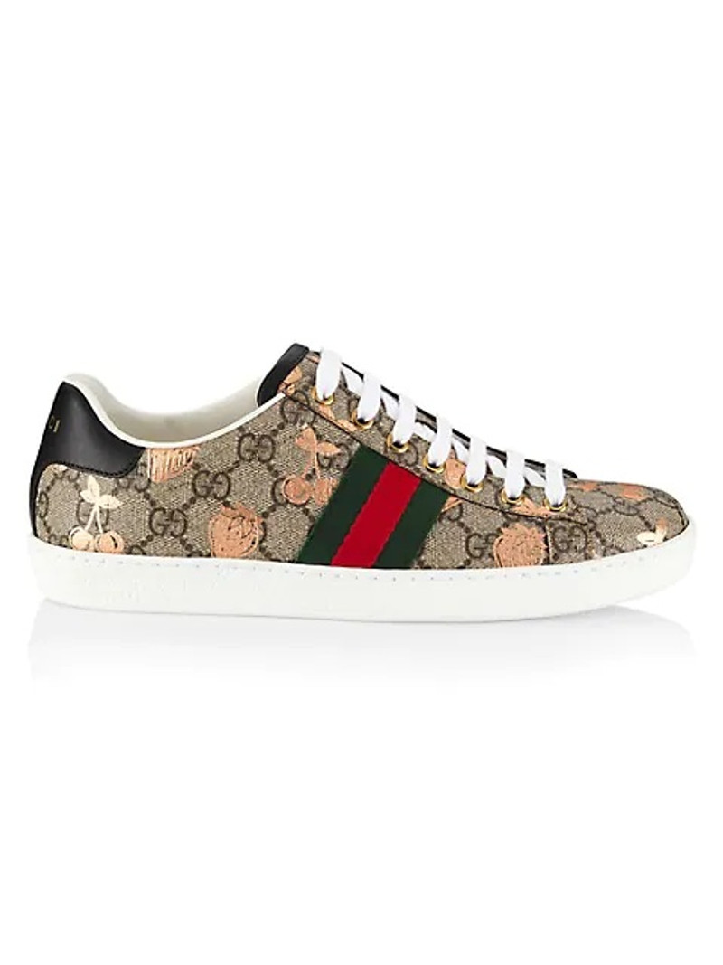 Ace berry-print sneakers - 1