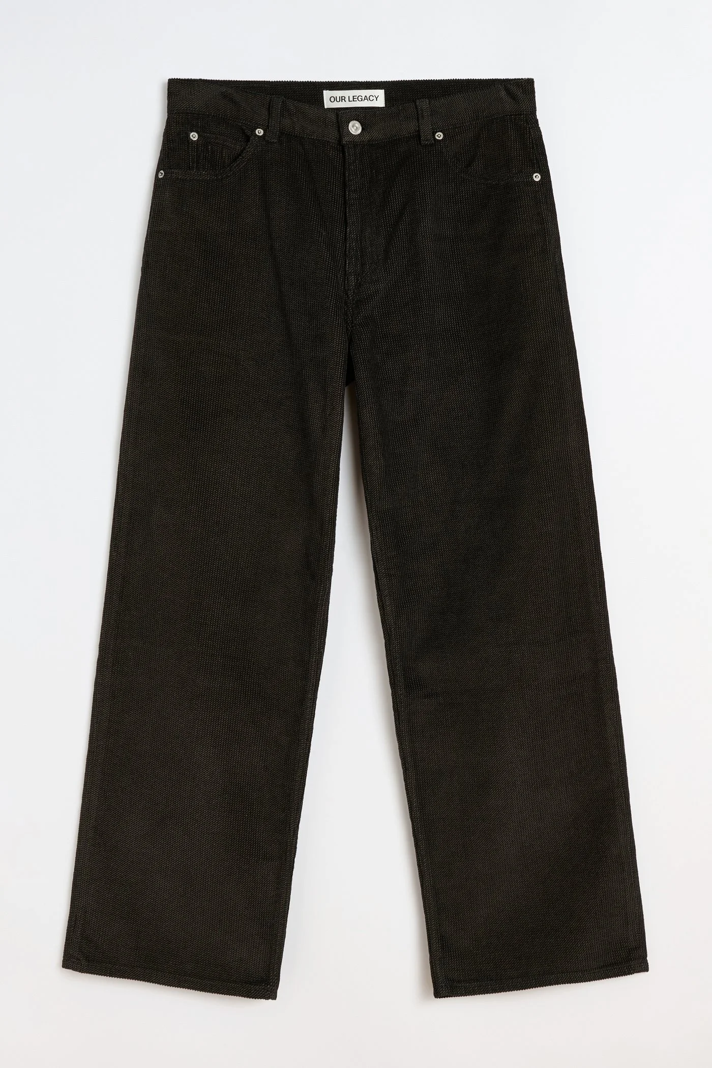 Vast Cut Dark Brown Twill Cord - 1