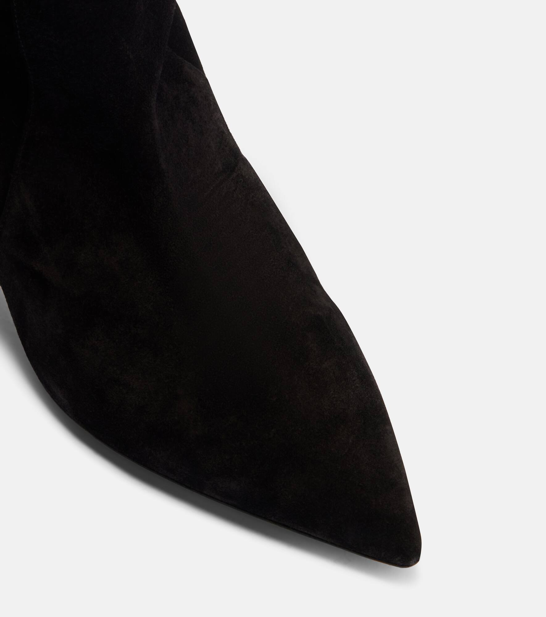 60 suede knee-high boots - 5