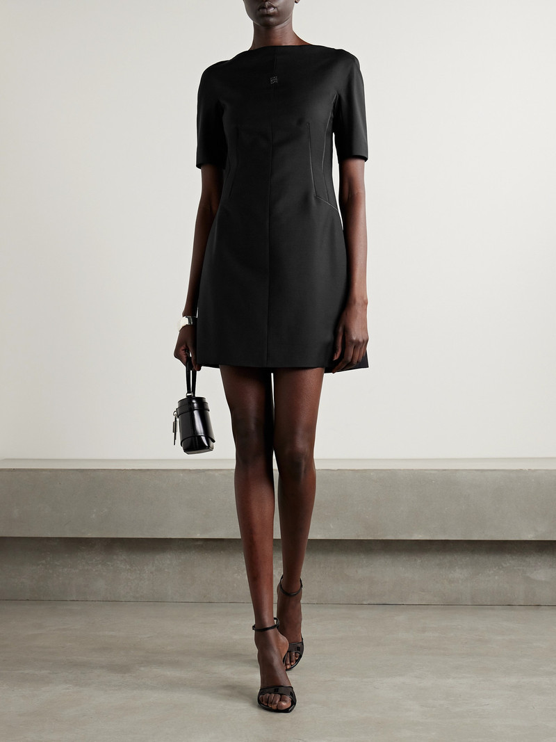 Givenchy Embellished Wool And Mohair-blend Mini Dress outlook