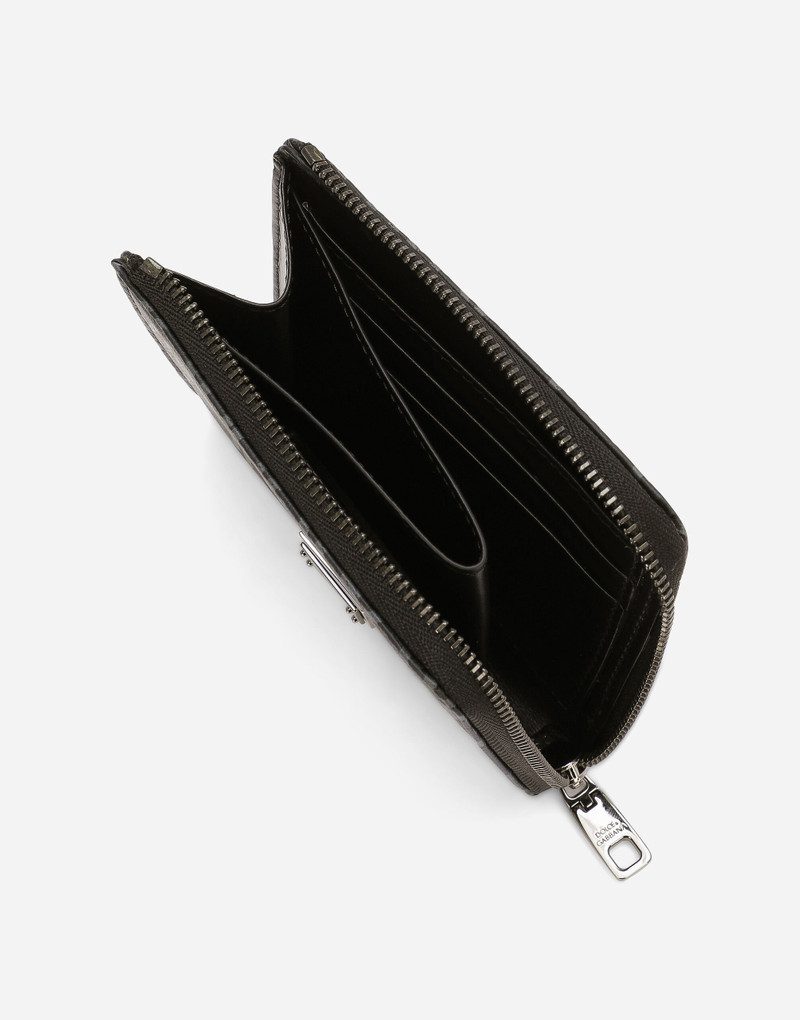 Dolce & Gabbana Coated jacquard card holder outlook