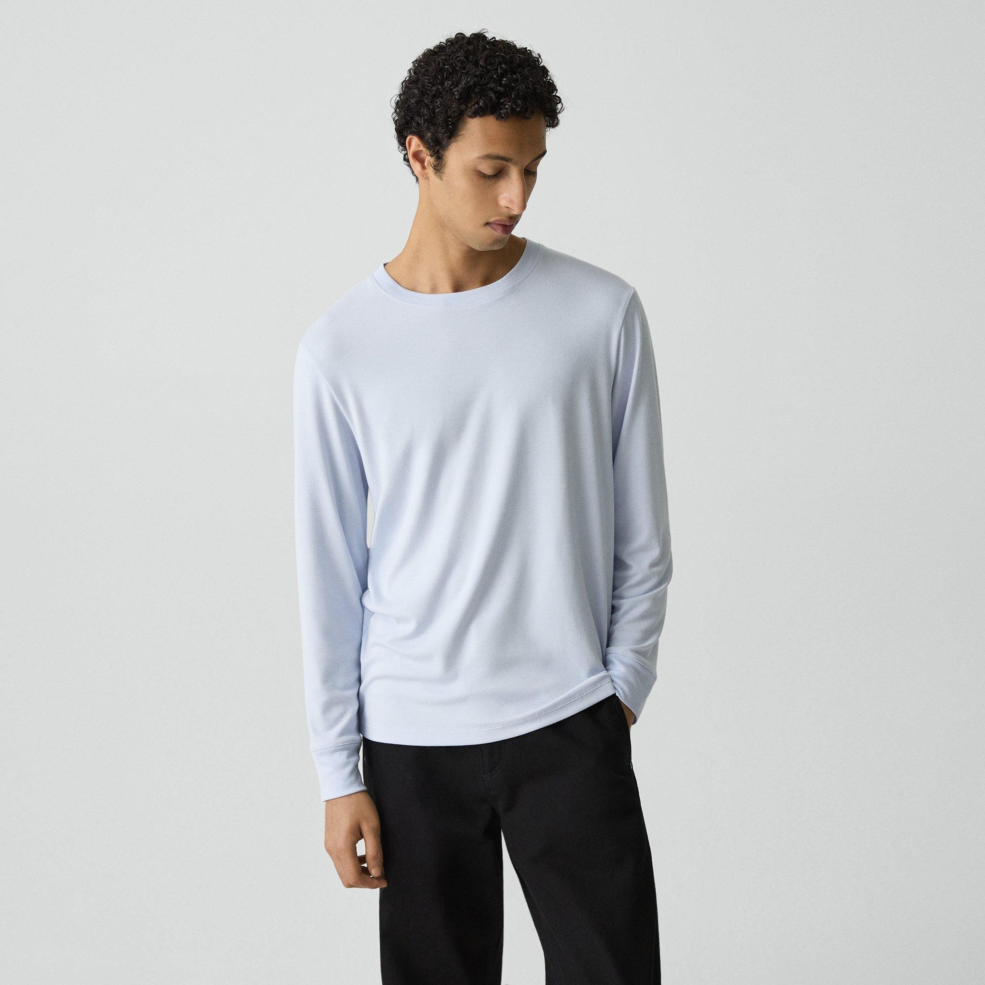 Essential Long-Sleeve Tee in Anemone Modal Jersey - 2