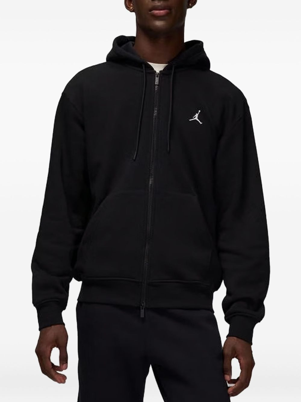 Jordan Brooklyn zip-up logo hoodie - 2