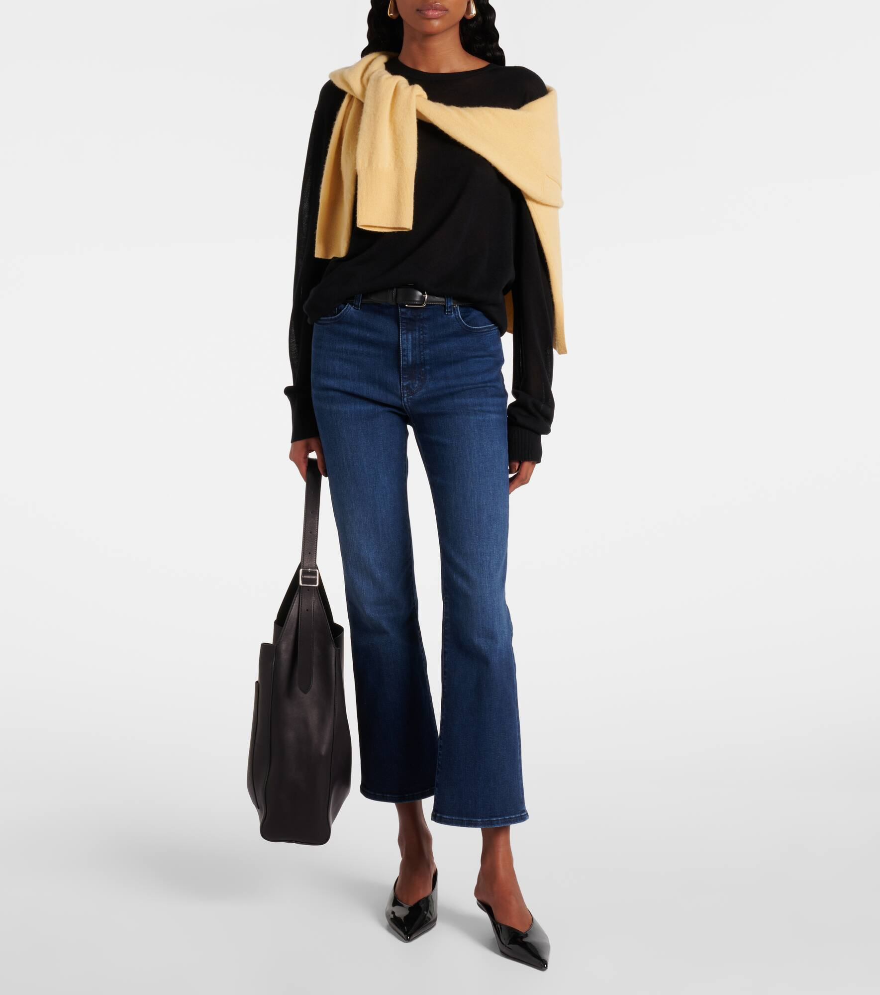 Reboot Crop high-rise bootcut jeans - 2