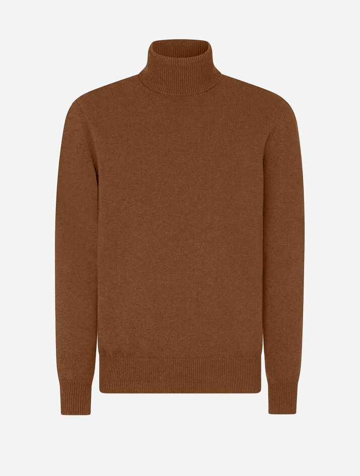 Cashmere turtle-neck sweater - 1