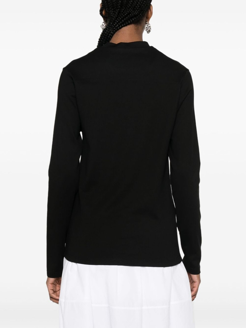 logo-plaque cotton T-shirt 4
